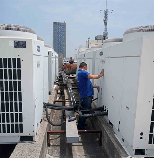 临西中央空调制热和不制冷系统维修方法